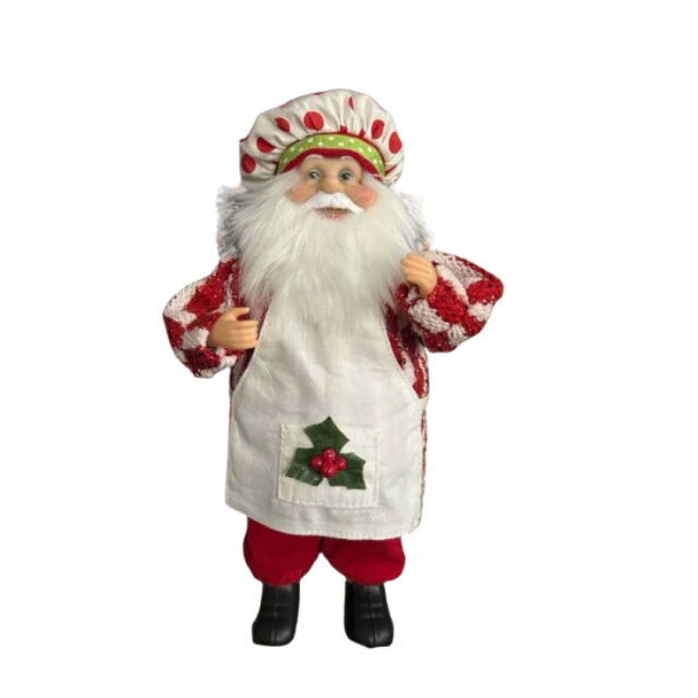 Estatueta Papai Noel Master Chefe 51 cm