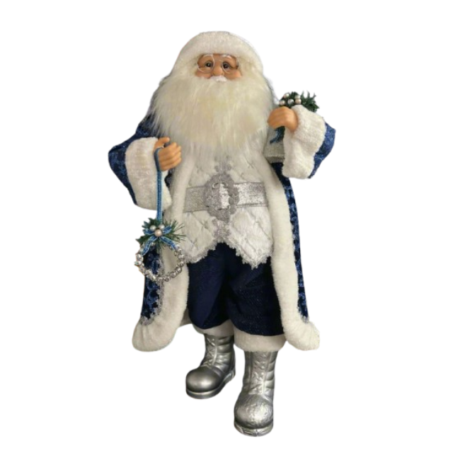 Estatueta Papai Noel Senhor das Neves 44 cm
