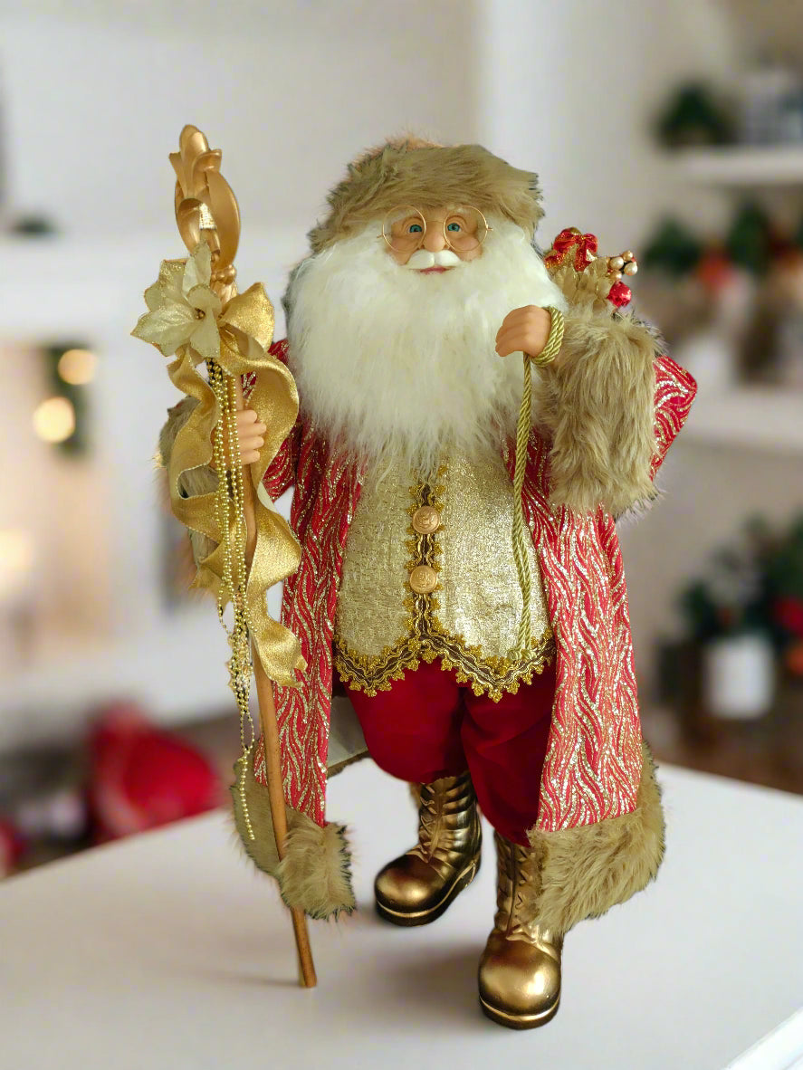 Estatueta Papai Noel Aurélio 41 cm