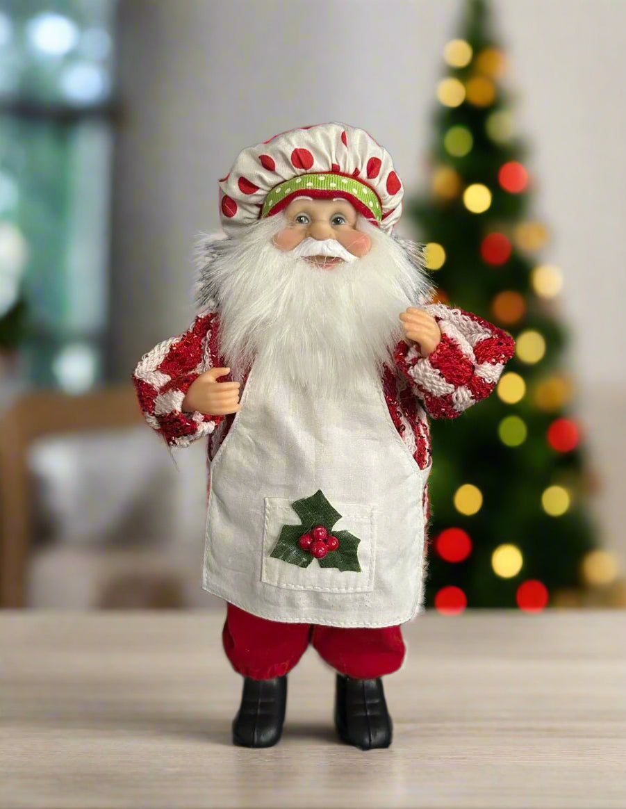 Estatueta Papai Noel Master Chefe 51 cm