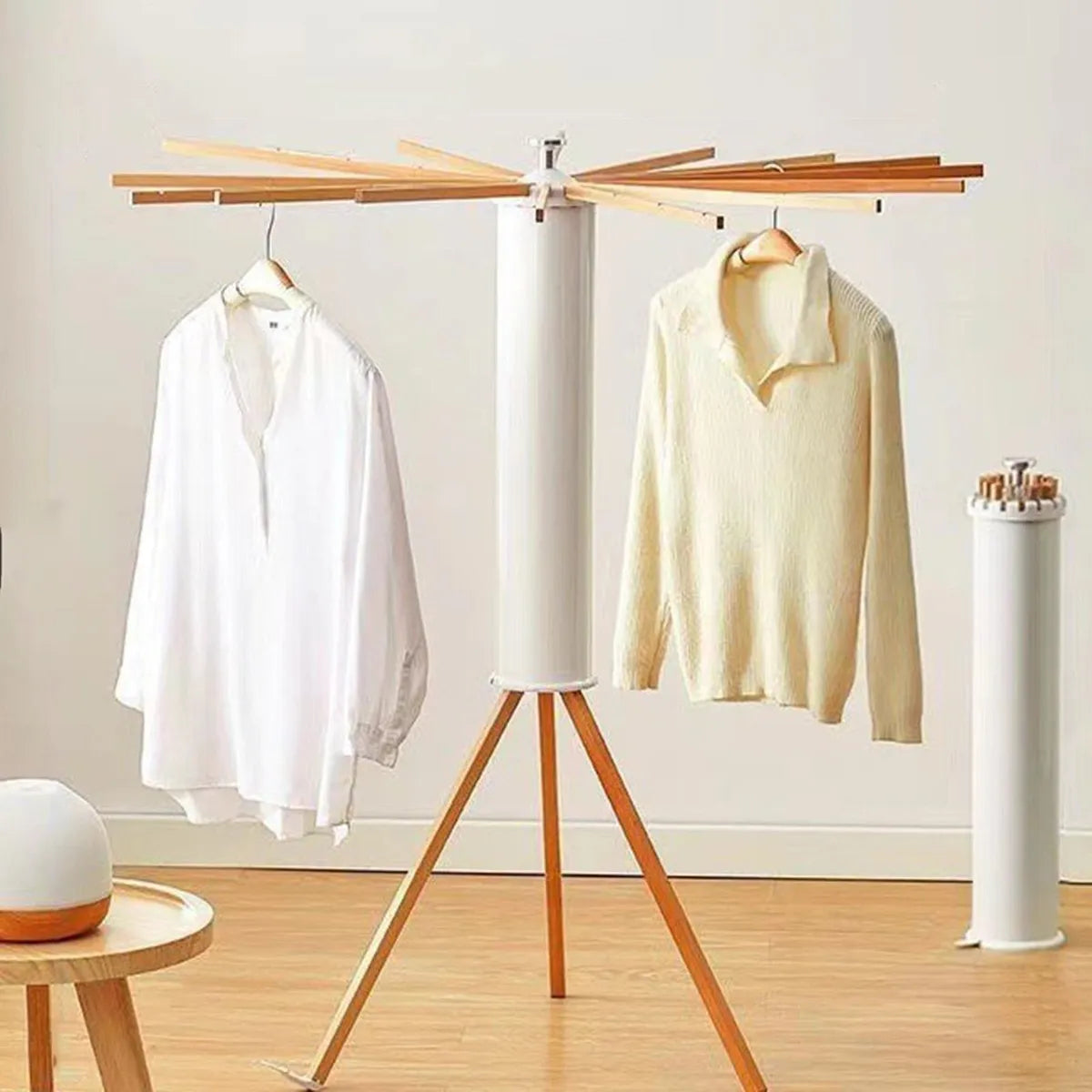 Varal Portátil Dobrável Para Roupas - Com 16 hastes